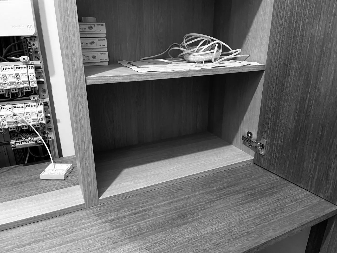 Photo de chantier noir et blanc 1