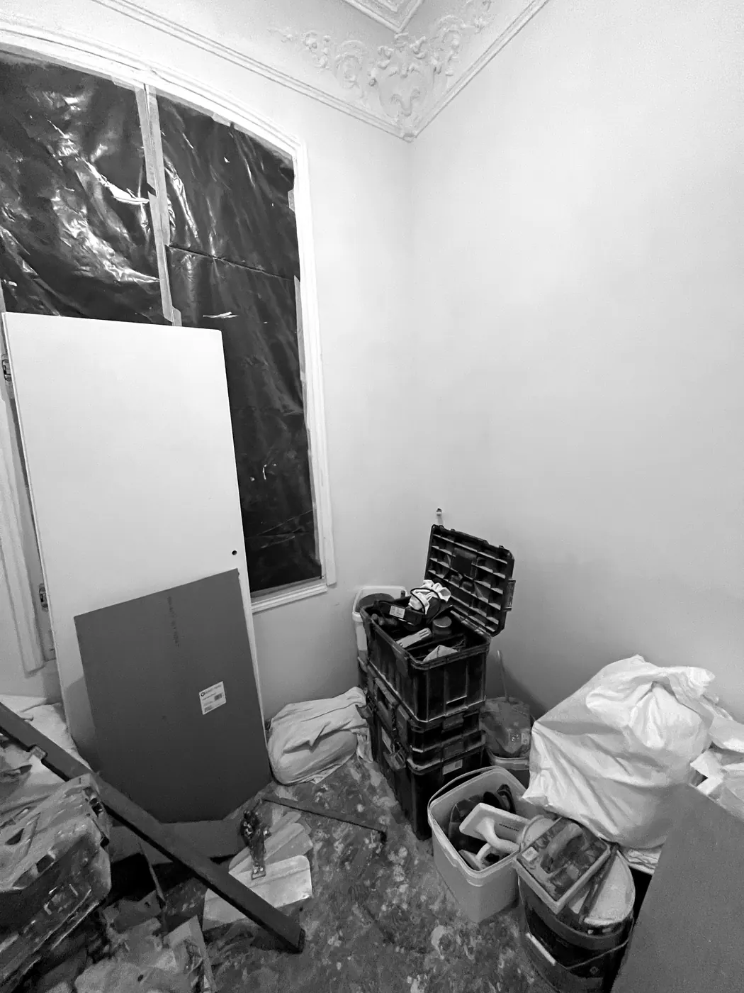 Photo de chantier noir et blanc 5