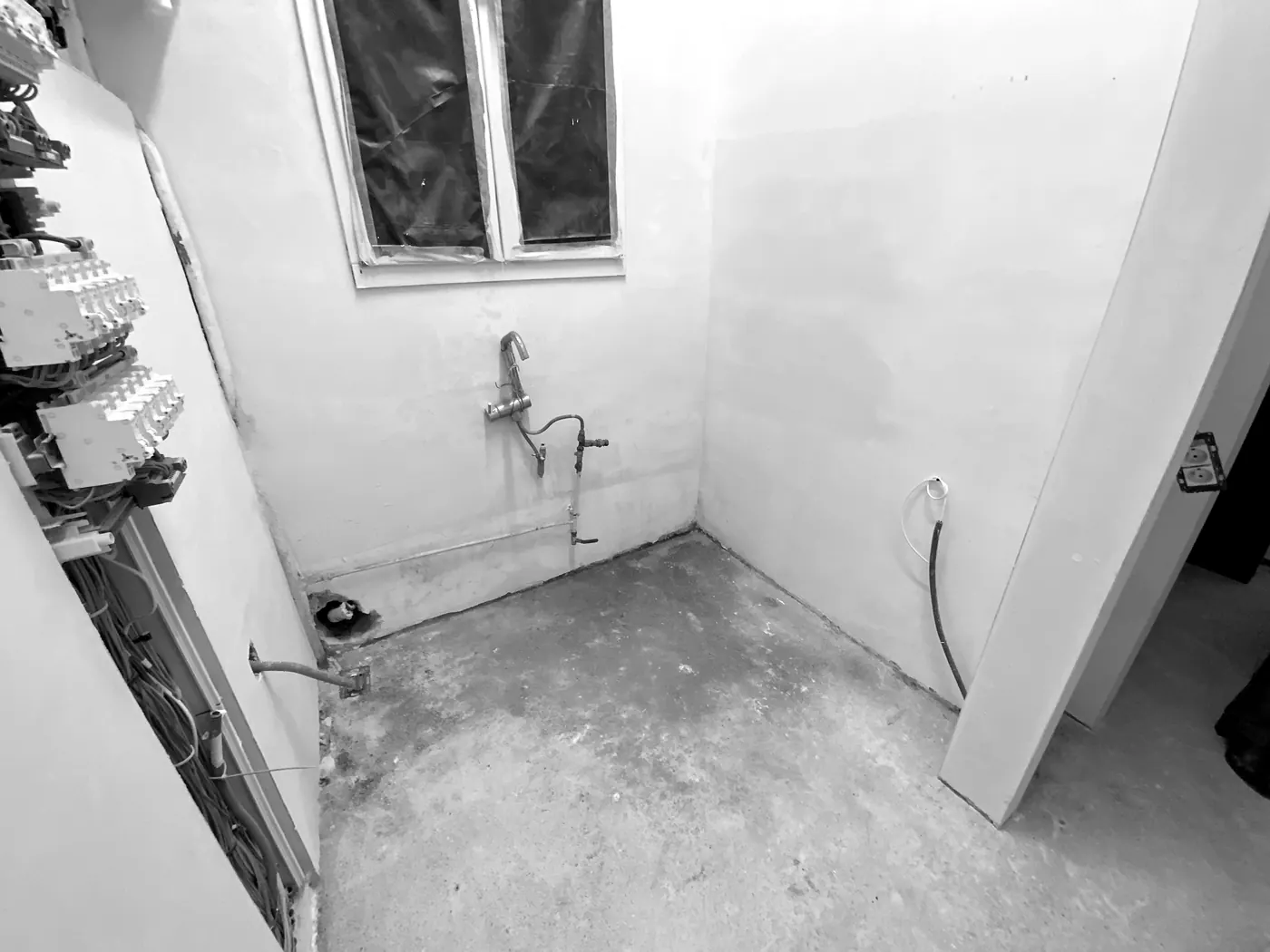 Photo de chantier noir et blanc 7