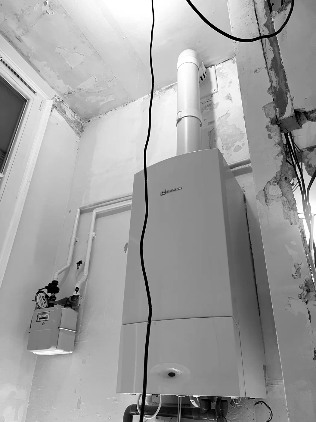 Photo de chantier noir et blanc 9