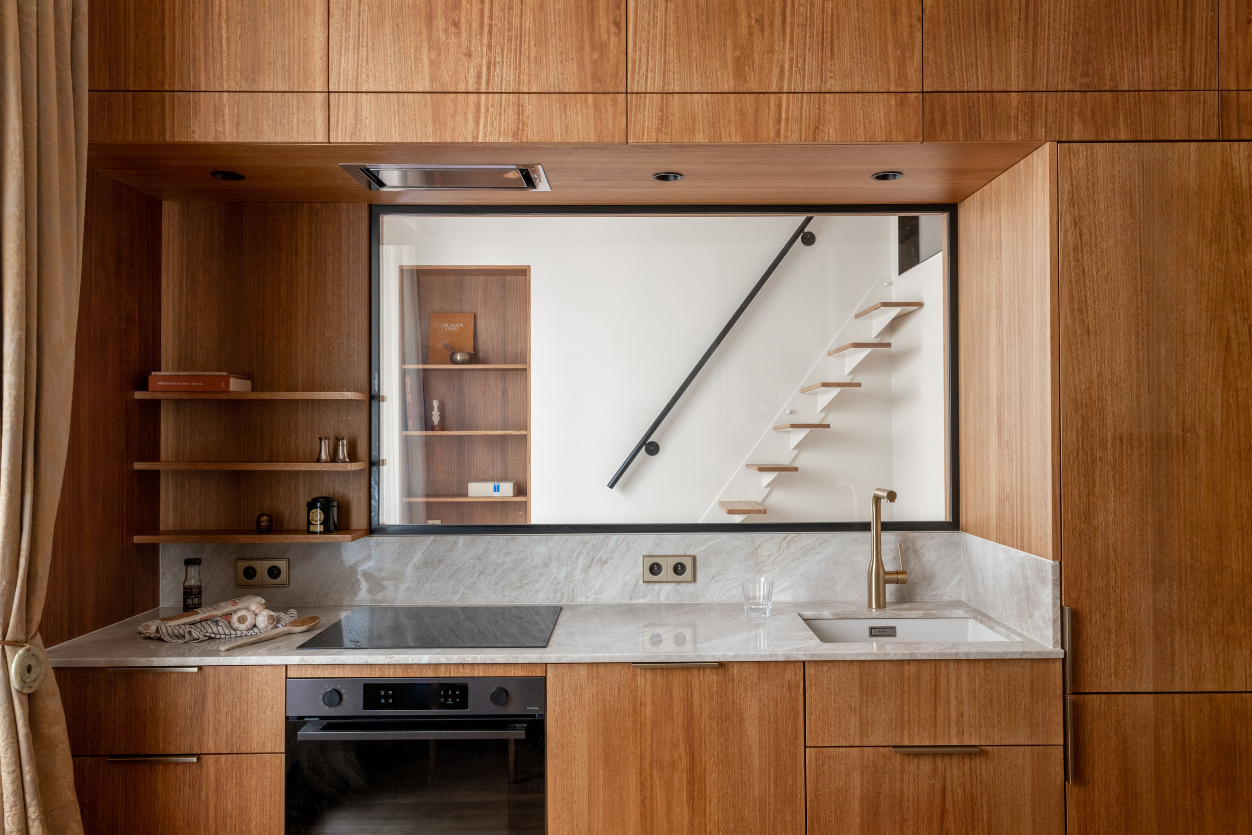 Cuisine en bois du projet 32 Pierre Demours